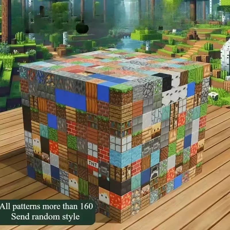 2025 New 10-300pcs DIY Magnetics Building Blocks Mini World Magnetic Building Blocks Puzzle Blocks For Children's Birthday Gifts