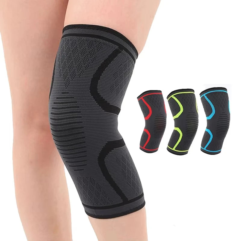 1PC Knee Brace Elastic Compression Knee Sleeve Leg Wrap for Sports Running Fitness Gym Exercise Outdoor Prevent Arthritis