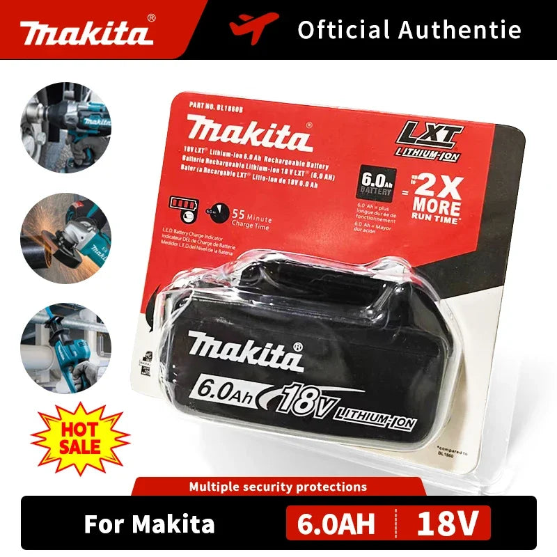 18V Makita battery riginal genuine Makita 6Ah 6000mAh BL1860 BL1850B BL1850 BL1840 BL1830B makita rechargeable lithium battery