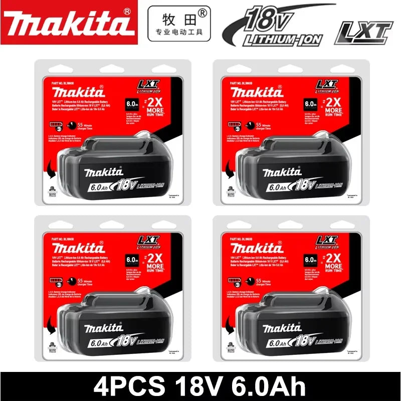 18V Makita battery riginal genuine Makita 6Ah 6000mAh BL1860 BL1850B BL1850 BL1840 BL1830B makita rechargeable lithium battery
