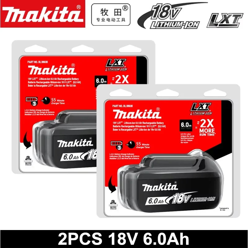 18V Makita battery riginal genuine Makita 6Ah 6000mAh BL1860 BL1850B BL1850 BL1840 BL1830B makita rechargeable lithium battery
