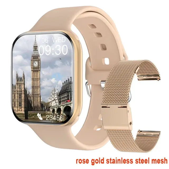 2025 New For Apple GPS Watch 10 Smart Watch Men HD AMOLED Memory Music 3D Surround Bluetooth Call Waterproof Smartwatch Woman