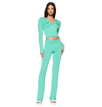 2025 Spring Fashion New Casual Women's Sets Long Sleeve Zipper Hoodie Tops and Pants Streetwear White Two 2 Piece Set Outfits