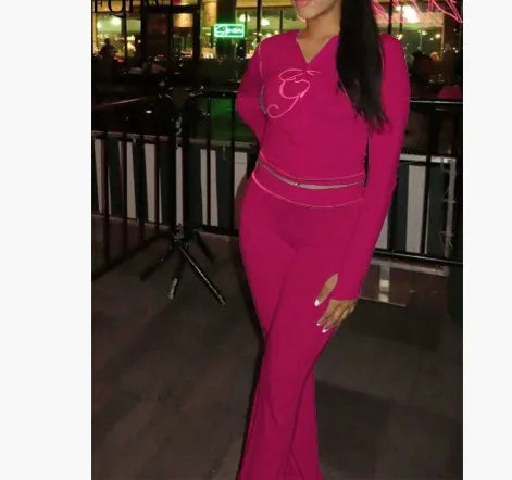 2025 Spring Fashion New Casual Women's Sets Long Sleeve Zipper Hoodie Tops and Pants Streetwear White Two 2 Piece Set Outfits